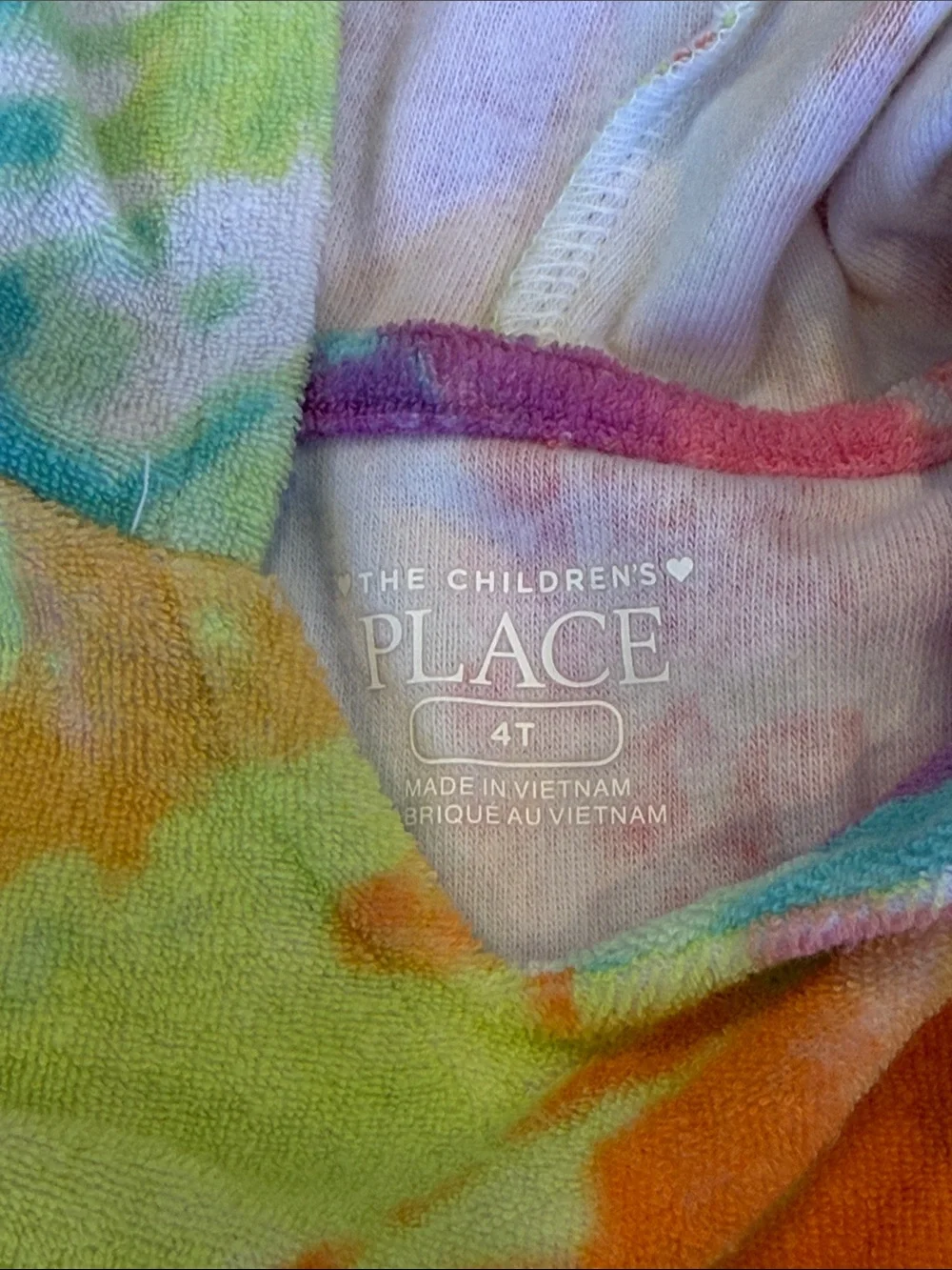 The Children's Place Multi-Color Tie-Dye Swim Coverup